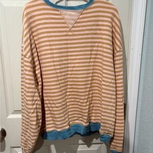 We The Free Classic stripped oversized pullover